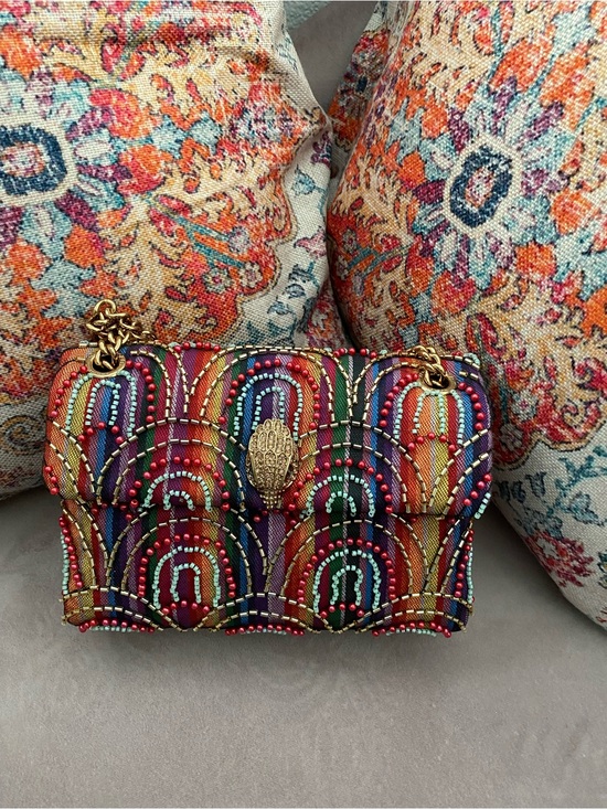 Kurt Geiger Handbags - Kurt Geiger Multicolor Beaded Chain Shoulder Bag